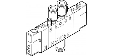 CPE14-M1BH-5JS-QS-8 Распределитель с электроуправлением