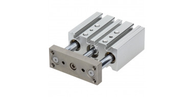 TCM50x25SG TCM: Пневмоцилиндр с двумя штоками и направляющей