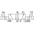CPE14-M1CH-5J-1/8 Распределитель с электроуправлением