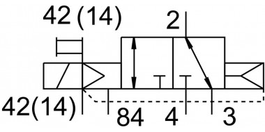 CDVI5.0-MT2H-1X3GLS-EXT Распределитель с электроуправлением