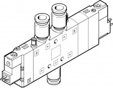 CPE24-M1H-5/3BS-QS-10 Распределитель с электроуправлением